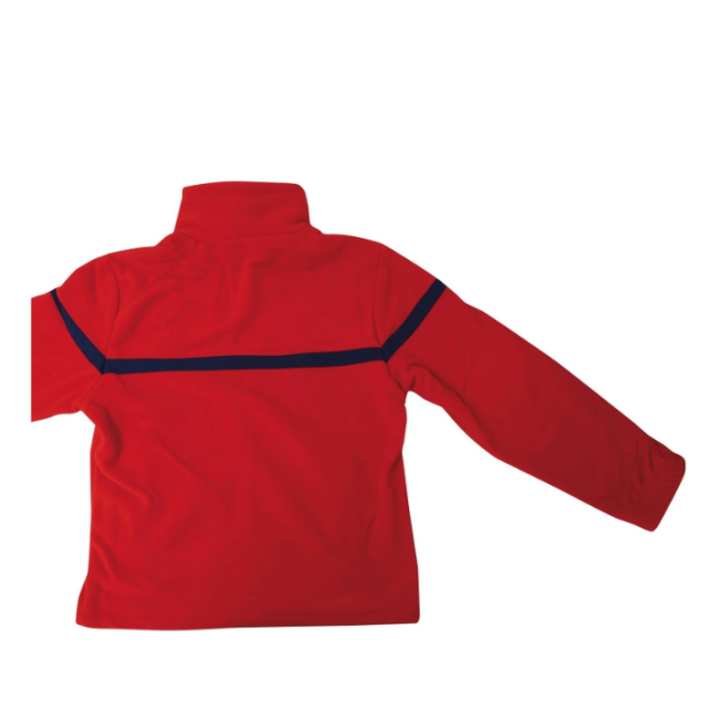 Rote Fleecejacke Brandschutz - Patrol