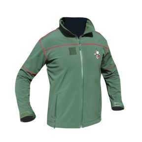 Softshell-Jacke 3-lagig mit Legion-Stickerei grün - Patrol