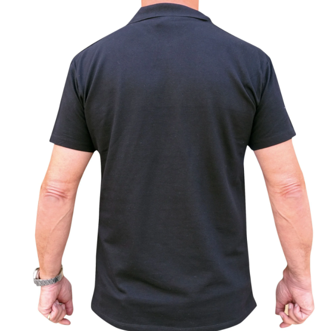 Schwarzes Kurzarm-Poloshirt Fallschirmjäger - Patrol