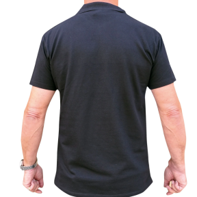 Schwarzes Kurzarm-Poloshirt Fallschirmjäger - Patrol