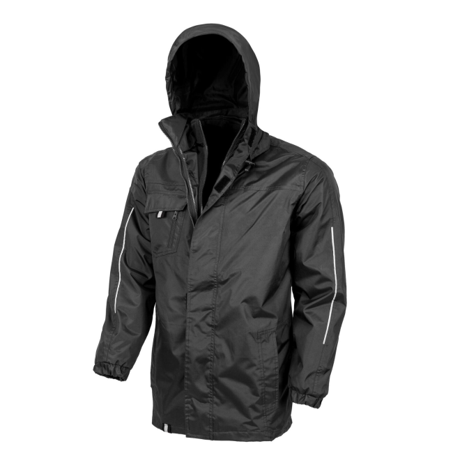 Veste softshell homme 3 en 1 noir - Result