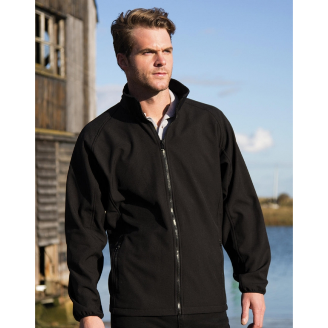 Softshell jas heren 3 in 1 zwart - Result