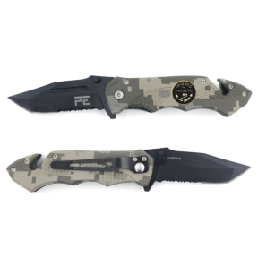 Couteau Survival Troupes de Marine camouflage avec étui - Patrol