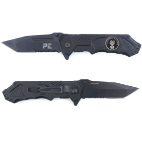 Couteau Survival Gendarmerie GD noir avec étui - Patrol