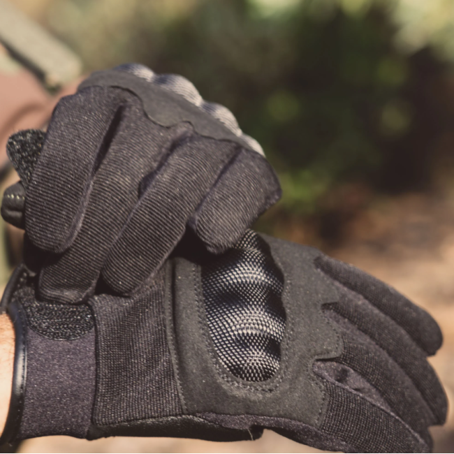 Gants coqués noir - Patrol
