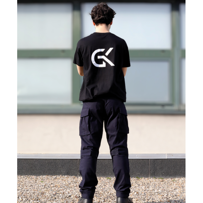 T-shirt czarny napis nowe logo - GK Pro