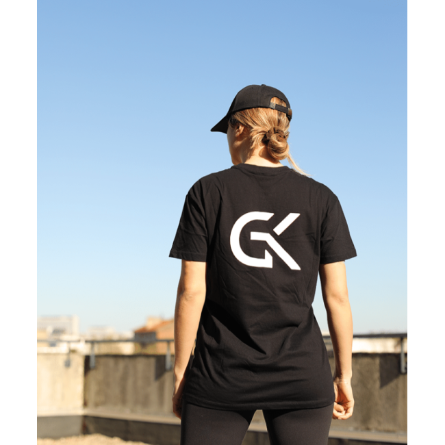 T-Shirt schwarz mit neuem Logo-Aufdruck - GK Pro
