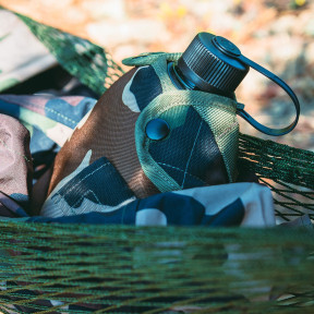 Gourde origine USA avec housse camo CE- Patrol Equipement