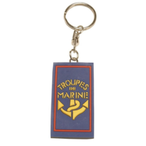 Porte-clés souple Troupes de Marine - Patrol Equipement