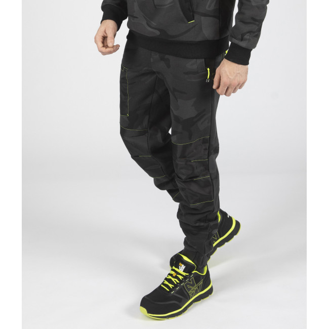 Werkbroek Amy camo grijs - North Ways