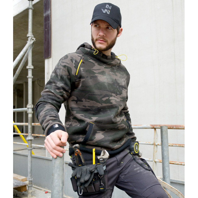SWEAT A CAPUCHE ALCA WOODLAND - North Ways