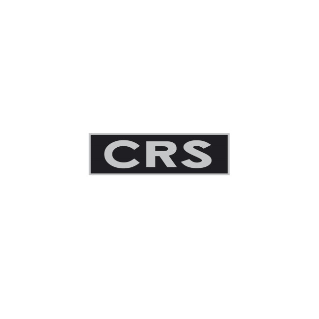 Retroreflektierendes Band schwarzer Hintergrund CRS 10 x 30 cm - Patrol Equipement