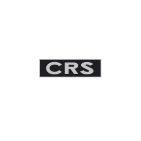 Bandeau rétroréfléchissant fond noir CRS 10 x 30 cm - Patrol Equipement