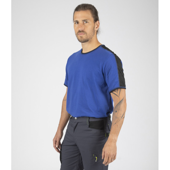 T-shirt met korte mouwen voor heren Andy blauw - North Ways