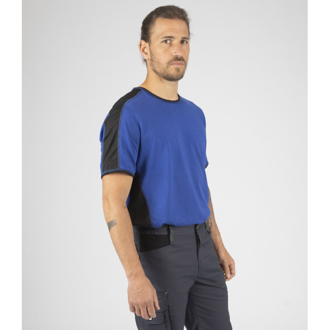 Kurzarm-T-Shirt für Herren Andy blau - North Ways