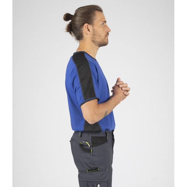Kurzarm-T-Shirt für Herren Andy blau - North Ways