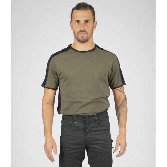 Kurzarm-T-Shirt für Herren Andy khaki - North Ways