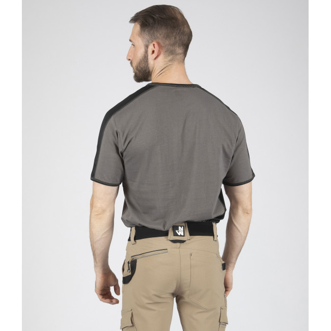 Kurzarm-T-Shirt für Herren Andy grau - North Ways