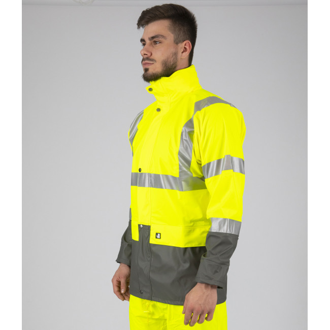 VESTE HV DE TRAVAIL BANDIT JAUNE FLUO - Nine Worths