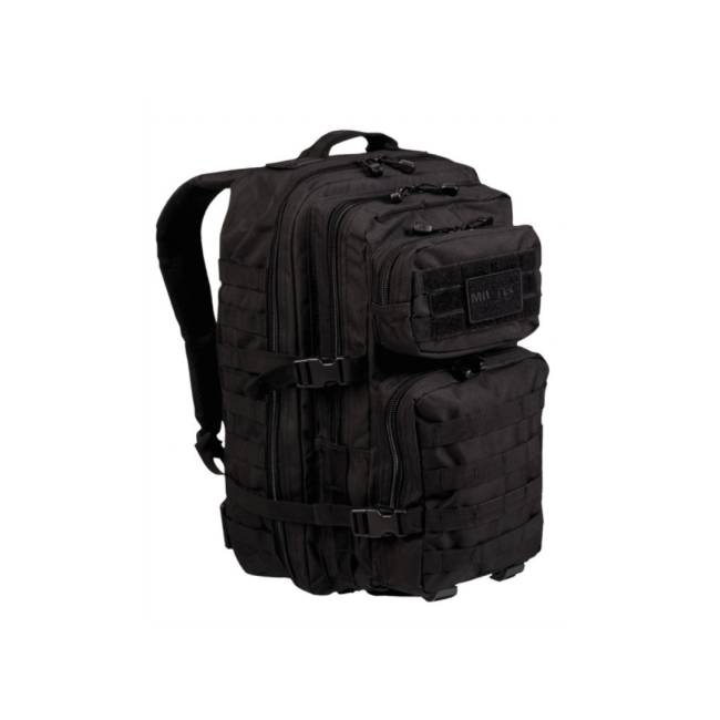 Rucksack US Assault 36L Schwarz - Miltec