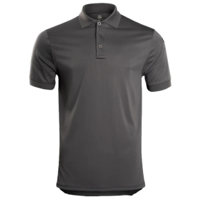 Polo tactique STOIRM 100% polyester gris - Highlander