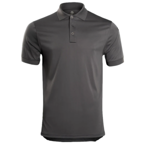 Polo tactique STOIRM 100% polyester gris - Highlander