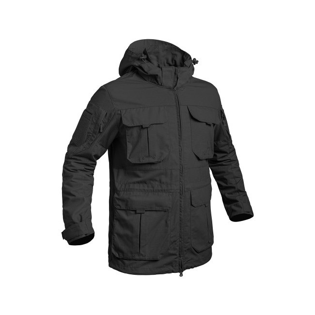 Veste longue de combat Fighter noir - A10 Equipment