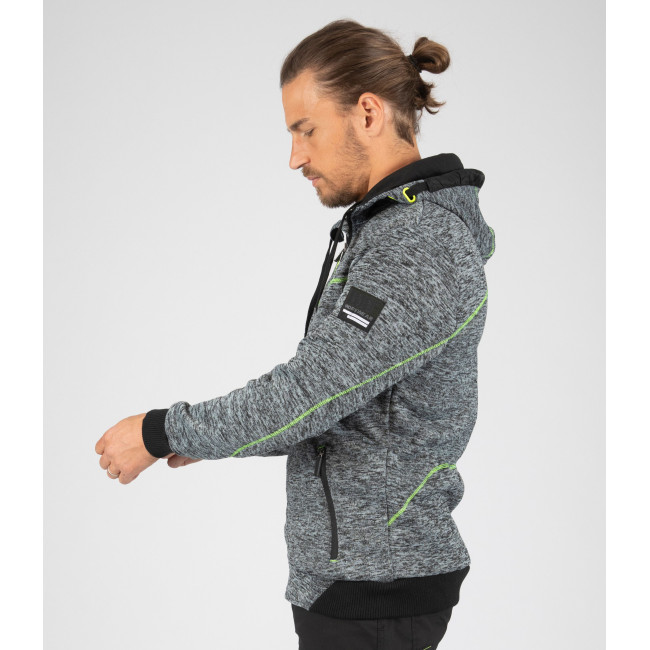 Gilet de travail Botta gris chiné - Nine Worths by North Ways