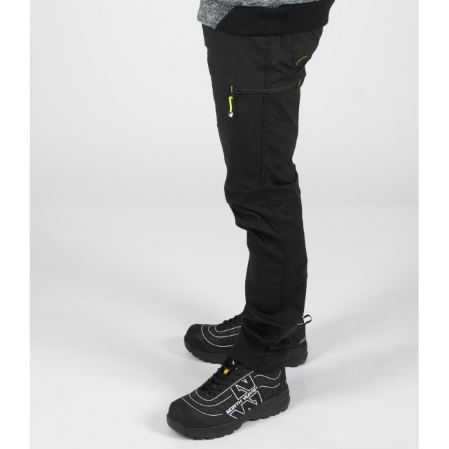 PANTALON DE TRAVAIL EDWARD NOIR - Nine Worths by North Ways