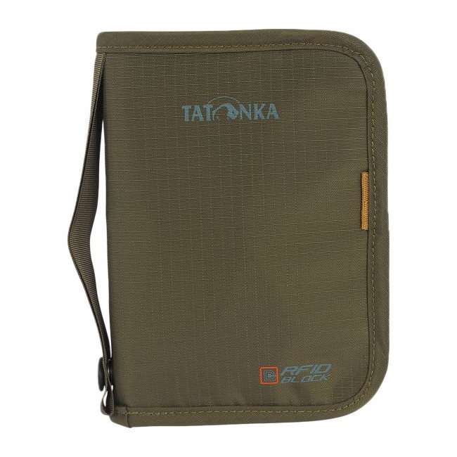Porte monnaie zippé avec protection RFID vert - Tatonka