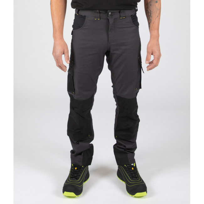 Pantalon de travail Adam Gris/Noir - Nine Worths