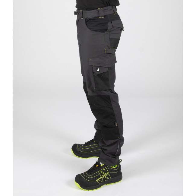 Pantalon de travail Adam Gris/Noir - Nine Worths