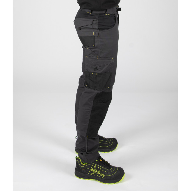 Arbeitshose Adam Grau/Schwarz - Nine Worths