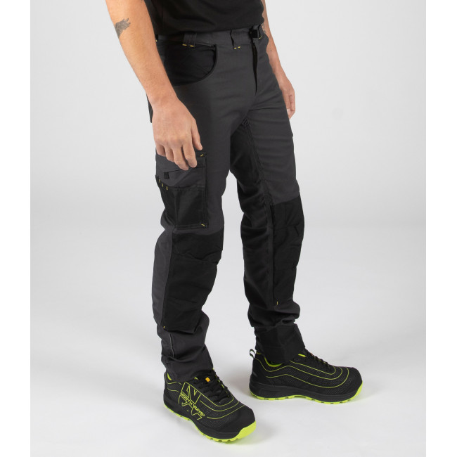 Pantalon de travail Adam Gris/Noir - Nine Worths