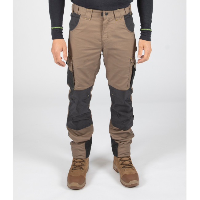 Arbeitshose mit vielen Taschen ADAM Braun/Anthrazit - North Ways