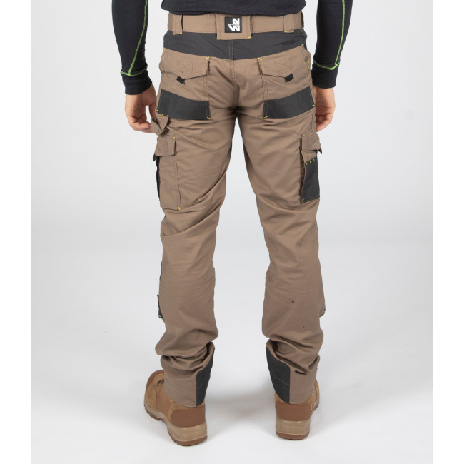 Arbeitshose mit vielen Taschen ADAM Braun/Anthrazit - North Ways
