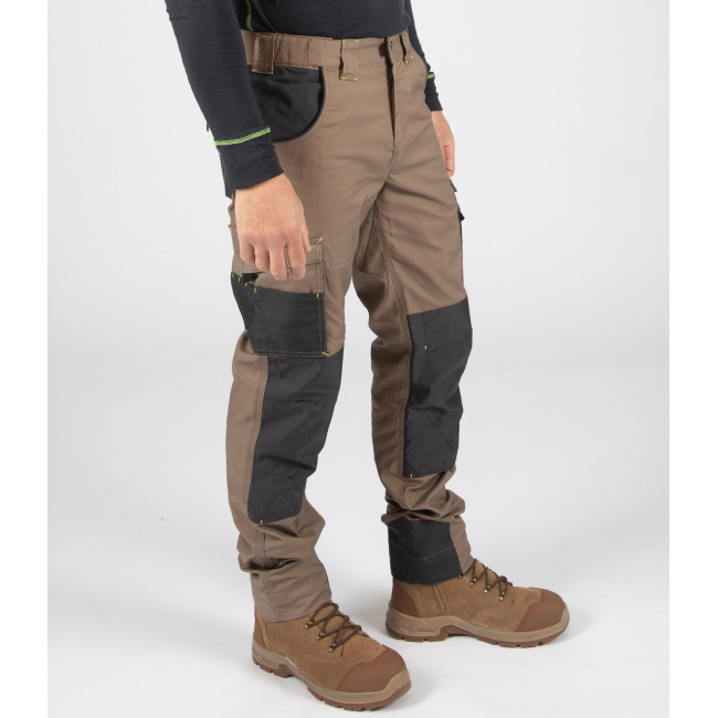 Arbeitshose mit vielen Taschen ADAM Braun/Anthrazit - North Ways