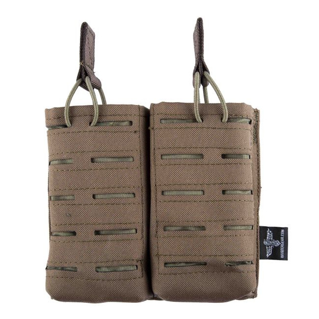 Porte chargeur double Gen II 5.56 action vert ranger - Invader Gear