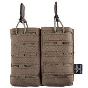 Porte chargeur double Gen II 5.56 action vert ranger - Invader Gear