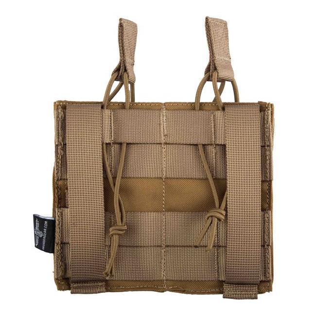 Porte chargeur double 5.56 action coyote - Invader Gear