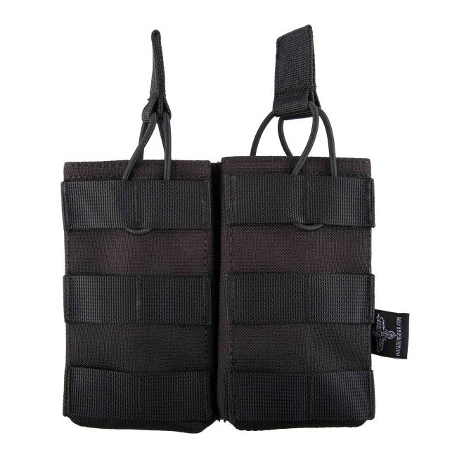Porte chargeur double 5.56 action noir - Invader Gear