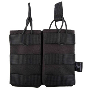 Porte chargeur double 5.56 action noir - Invader Gear