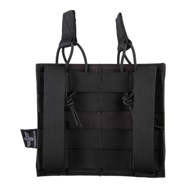 Porte chargeur double 5.56 action noir - Invader Gear