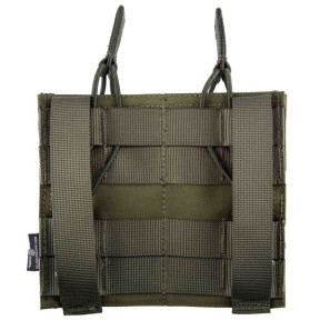 Porte chargeur double 5.56 action vert OD - Invader Gear