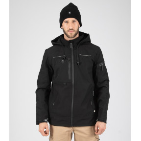 KURTKA SOFTSHELL FLORES CZARNA - North Ways