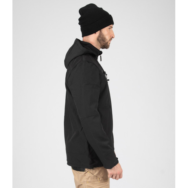 KURTKA SOFTSHELL FLORES CZARNA - North Ways
