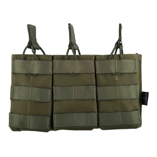 Porte chargeur triple 5.56 Action vert OD - Invader Gear