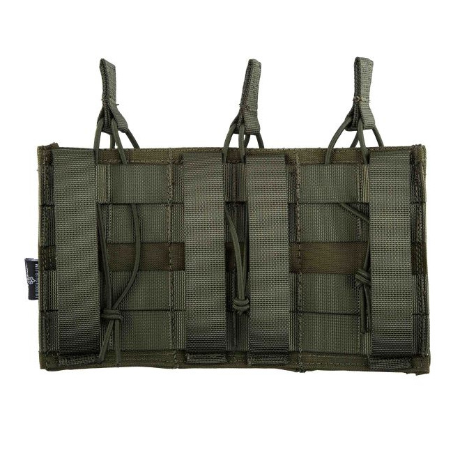 Drievoudige magazijnhouder 5.56 Action groen OD - Invader Gear
