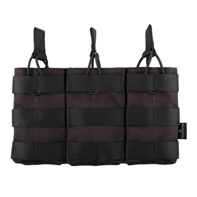 Drievoudige magazijnhouder 5.56 Action zwart - Invader Gear