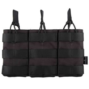 Dreifach-Magazintasche 5.56 Action Schwarz - Invader Gear